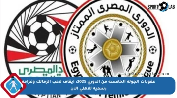 عقوبات الجولة الخامسة من الدوري 2025: إيقاف لاعب الزمالك وغرامة رسمية للأهلي الآن